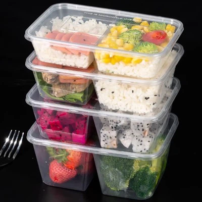 Танка зидана микроталатна пластична контејнер за храну са поклопцем